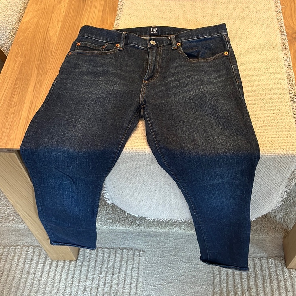 Gap men’s 31 x 30 skinny indigo jeans